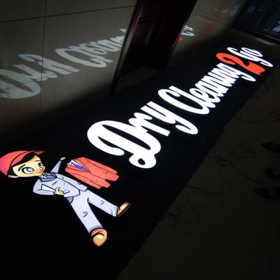 लाइट बॉक्स आकार विज्ञापन चैनल पत्र साइन यूवी प्रिंटिंग 3 डी प्रबुद्ध यूएल