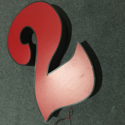 लाइट बॉक्स आकार विज्ञापन चैनल पत्र साइन यूवी प्रिंटिंग 3 डी प्रबुद्ध यूएल