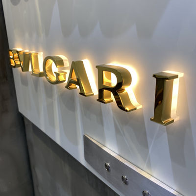 व्यवसायों के लिए पत्र और नंबर बैकलिट प्रबुद्ध संकेत सीई RoHS