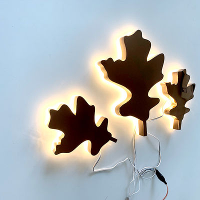 रोज गोल्ड मिरर बैकलिट स्टेनलेस स्टील लेटर्स एंटी रस्ट बैकलिट मेटल साइन: