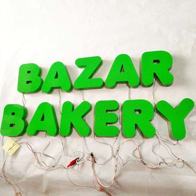 व्यापार के लिए आउटडोर 3 डी प्रबुद्ध एलईडी बैकलिट पत्र साइन लोगो