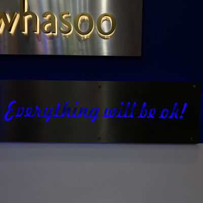 स्टोर कॉफी शॉप एलईडी साइन बैकलाइटिंग पर्पल लाइटिंग सीई RoHS