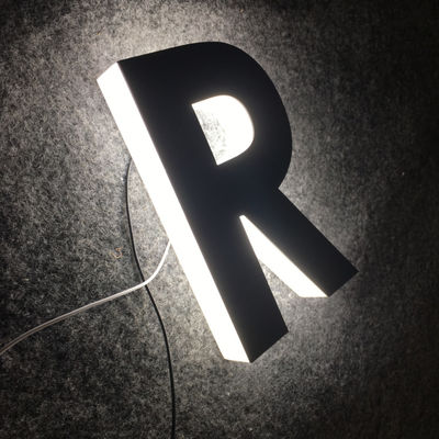 OEM ODM प्लास्टिक वर्णमाला एक्रिलिक प्रबुद्ध साइन स्टोरफ्रंट विज्ञापन