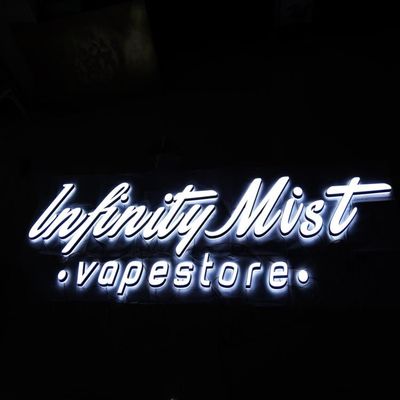 डबल चेहरे प्रकाश एलईडी एक्रिलिक पत्र स्टेनलेस स्टील लेटरिंग साइनेज AC110V-240V