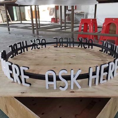 रेस्तरां होटल के लिए 6500K एलईडी चैनल लेटर साइन फ्रंट लिट