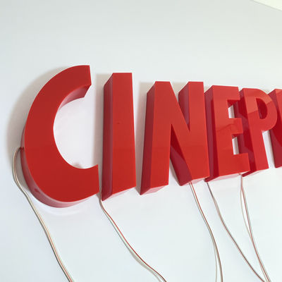 आउटडोर स्टोर प्रबुद्ध एलईडी एक्रिलिक पत्र 12 वी डीसी के संकेत;