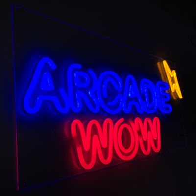 पीवीसी एक्रिलिक लचीला नियॉन साइन शॉप साइनेज सजावट आउटडोर