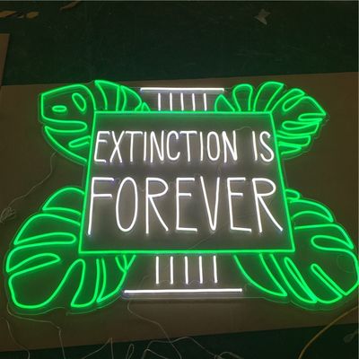 सजावट इंडोर एलईडी लाइट अप नियॉन लेटर्स IP65 वाटरप्रूफ