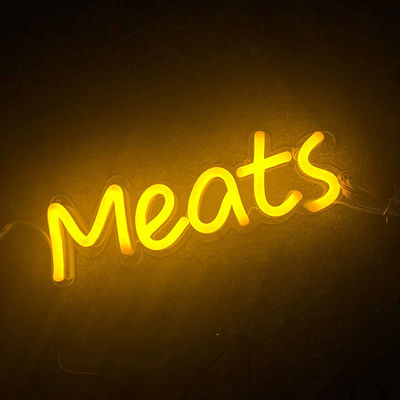 होम सीई आरओएचएस के लिए कस्टम रेस्तरां एलईडी नियॉन साइन 22 रंग