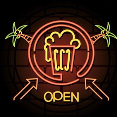 स्टोर के लिए 3 डी लेटर्स नियॉन वॉल लाइट्स 60 सेमी नियॉन बीयर साइन्स