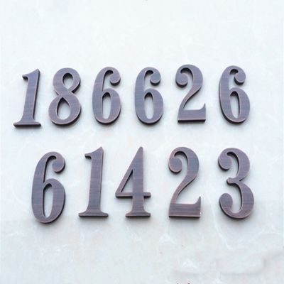 स्टील हाउस विंटेज मेटल लेटर्स एंड नंबर्स साइन्स एंटी एसिड UL