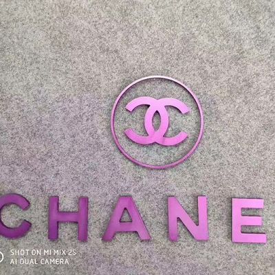 विज्ञापन 3 डी धातु कस्टम एल्यूमिनियम साइन पत्र विरोधी जंग