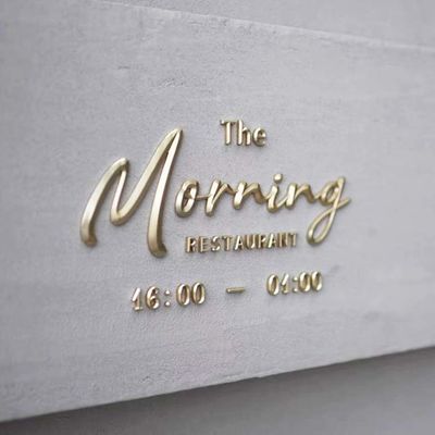 विज्ञापन बड़ी कंपनी का नाम वॉल साइन्स बोर्ड वाटरप्रूफ IP67