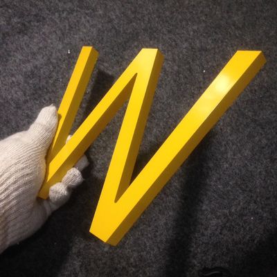 15 मिमी 3 डी क्रिस्टल ऐक्रेलिक पत्र साइन यूवी मुद्रित लोगो गैर विषैले