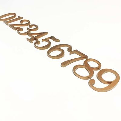 फ्लैट कट आउट एक्रिलिक पत्र साइन ठोस एक्रिलिक दरवाजा संख्या साइन्स सीई आरओएचएस