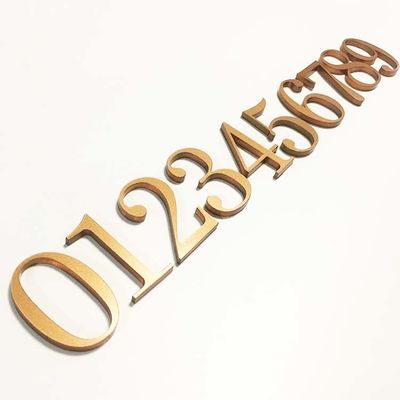 फ्लैट कट आउट एक्रिलिक पत्र साइन ठोस एक्रिलिक दरवाजा संख्या साइन्स सीई आरओएचएस