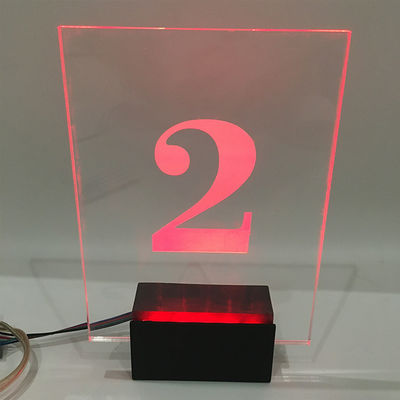 फ्रंट डोर बिग आरजीबी एलईडी हाउस नंबर साइन प्लाक 50000 घंटे