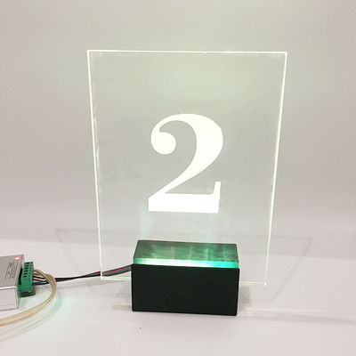 फ्रंट डोर बिग आरजीबी एलईडी हाउस नंबर साइन प्लाक 50000 घंटे