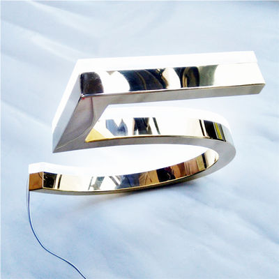 हाई ब्राइटनेस गोल्ड ब्रश हाउस नंबर साइन लेजर कट सीई RoHS