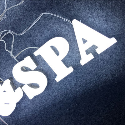 12 मिमी एक्रिलिक कंपनी लोगो वॉल साइन एल्यूमिनियम चैनल पत्र विरोधी जंग