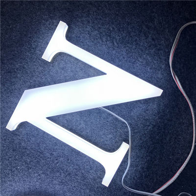 12 मिमी एक्रिलिक कंपनी लोगो वॉल साइन एल्यूमिनियम चैनल पत्र विरोधी जंग