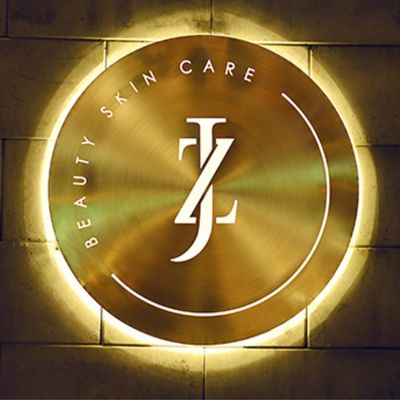 धातु स्टेनलेस स्टील दौर एलईडी लाइट बॉक्स कस्टम लोगो 3 डी प्रबुद्ध