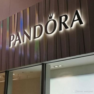 आउटडोर IP65 स्टोरफ्रंट साइन फ्रंट लिट चैनल लेटर्स