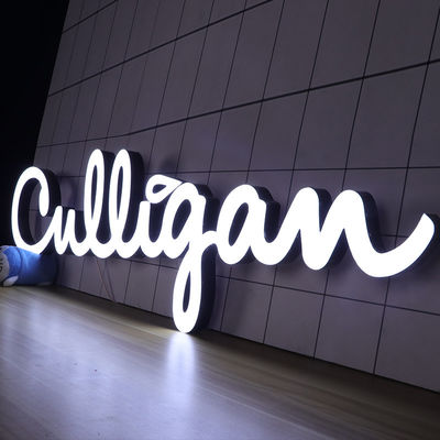 आउटडोर IP65 स्टोरफ्रंट साइन फ्रंट लिट चैनल लेटर्स