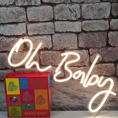 सजावट इंडोर एलईडी लाइट अप नियॉन लेटर्स IP65 वाटरप्रूफ