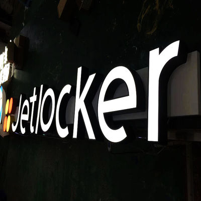 आकर्षक टिकाऊ 3d लेटर साइन LED चैनल ऐक्रेलिक रेस्टोरेंट बोर्ड 3mm