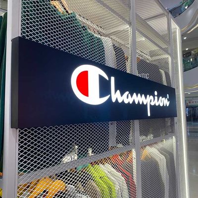 वाटरप्रूफ 3डी लेटर साइन अल्फाबेट मेटल इल्युमिनेटेड 60HZ