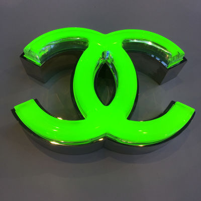 वाटरप्रूफ 3डी लेटर साइन अल्फाबेट मेटल इल्युमिनेटेड 60HZ