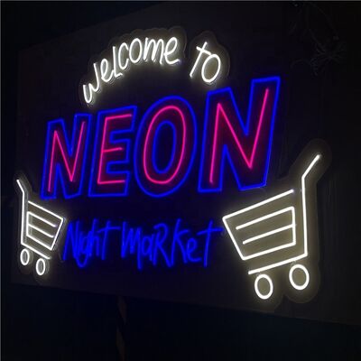 इनडोर/आउटडोर डबल साइड एलईडी साइन SMD5050 आंख को पकड़ने वाले विज्ञापन के लिए प्रकाश स्रोत