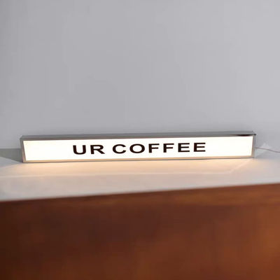 स्टेनलेस स्टील सिंगल साइडेड लाइट बॉक्स साइनेज 3 डी साइनबोर्ड आउटडोर विज्ञापन