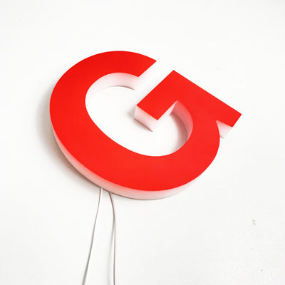 फ्रंट लिट 3डी लेटर साइन बोर्ड फुल बॉडी लाइटिंग