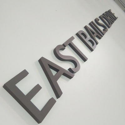 वाटरप्रूफ 12 वी शॉपफ्रंट 3 डी मेटल लेटर्स