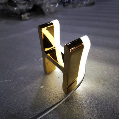 फैब्रिकेटेड रिटेल स्टोर लोगो 3D लेटर साइन 3cm-15cm गहराई