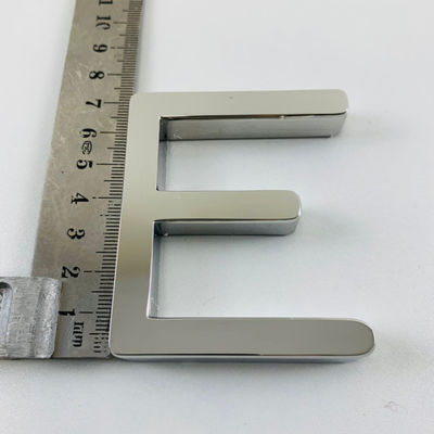 Customzied Storefront सिल्वर मिरर 3D लेटर साइन बैकलिट फ्रंटलाइट