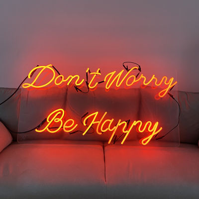 आउटडोर कस्टम नियॉन साइन वर्णमाला पत्र 12VDC लाल बत्ती