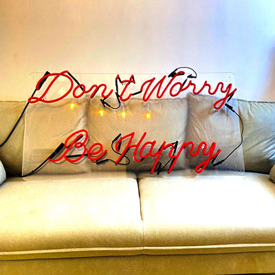 आउटडोर कस्टम नियॉन साइन वर्णमाला पत्र 12VDC लाल बत्ती